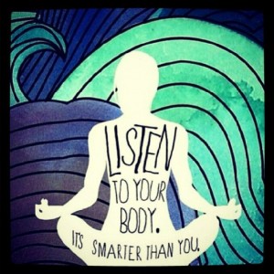 release-stress- listen to your body!Image credit: Christa Pierce http://christapierce.com